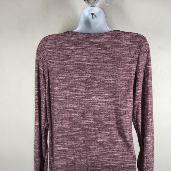 Apt 9 purple space dye long sleeve top size small - Picture 8 of 11